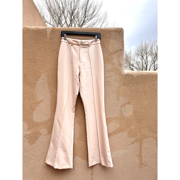 BOA Cream Pants, High Waist, Flare, Neutral, Because of Alice, Flared, Trousers - Picture 4 of 8